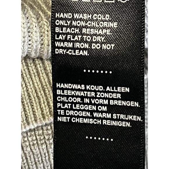 Harley Davidson Sweater Womens Medium Gray Wrap Surplice V Neck Ribbed Knit - Picture 8 of 12